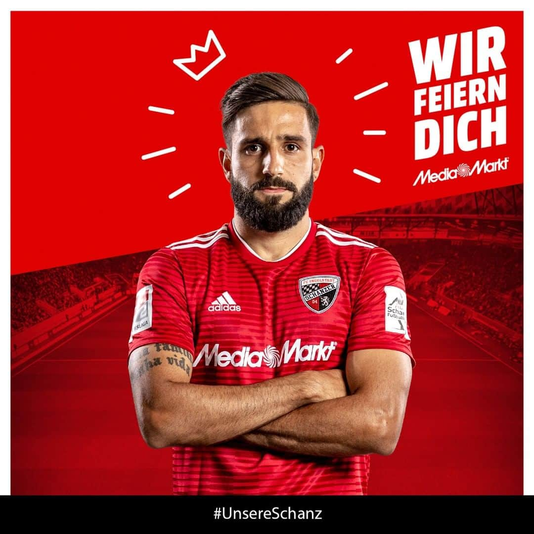 FCインゴルシュタット04さんのインスタグラム写真 - (FCインゴルシュタット04Instagram)「Feliz aniversário, Lucas #Galvao‼️😍🎁 @mediamarkt_deutschland & deine #Schanzer wünschen dir zum 28. Geburtstag von Herzen nur das Beste 🖤❤️🎉 #HappyBirthday und gleichzeitig ein baldiges Comeback, @lucasgalvaolg ✊✊ . . #birthday #allesGute #MediaMarkt #congrats #allesgute #Geburtstag #Spassfussball #HauptsacheihrhabtSpaß #LucasGalvao #UnsereSchanz #fussball #soccer #football #comeback #getwellsoon #comebackstronger」6月22日 16時15分 - dieschanzer