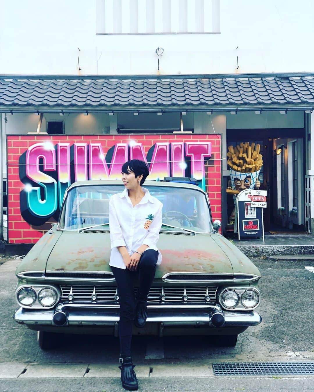 LOVEのインスタグラム：「からの、19時から相馬サミットで、ライブー。サミット、かっこいい。 #今日ここライブ 開催費に寄付するので投げ銭、よろしくお願いします😊」