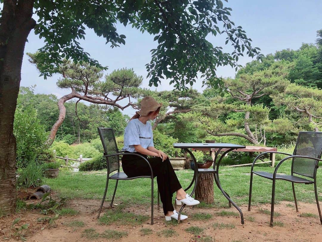 キュリ さんのインスタグラム写真 - (キュリ Instagram)「뜰 🌿」6月22日 23時33分 - qtfreet