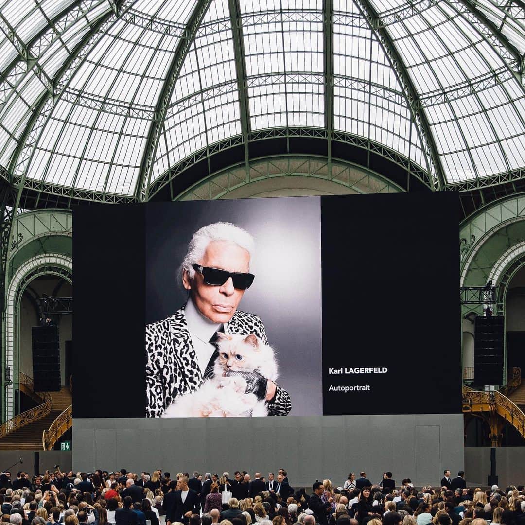 STYLE DU MONDEのインスタグラム：「Karl For Ever. Paris - June 20, 2019 shot for @voguemagazine @chanelofficial #KarlLagerfeld」