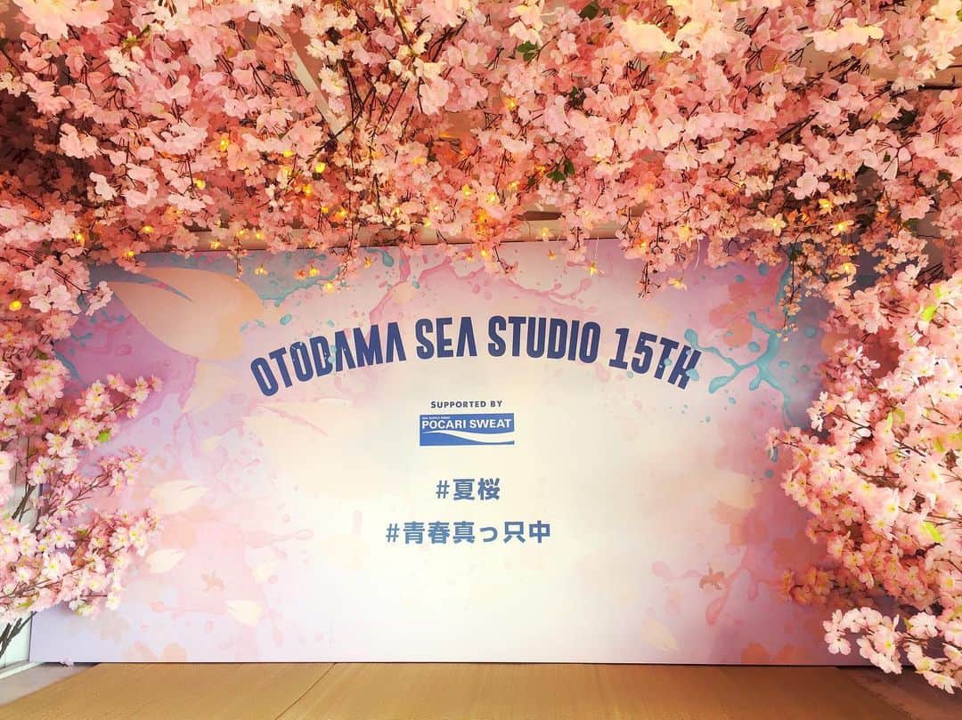 佐藤聖羅のインスタグラム：「OTODAMA SEA STUDIO 15th  #夏桜 #青春真っ只中 #三浦海岸 #本日のゲスト #HY」