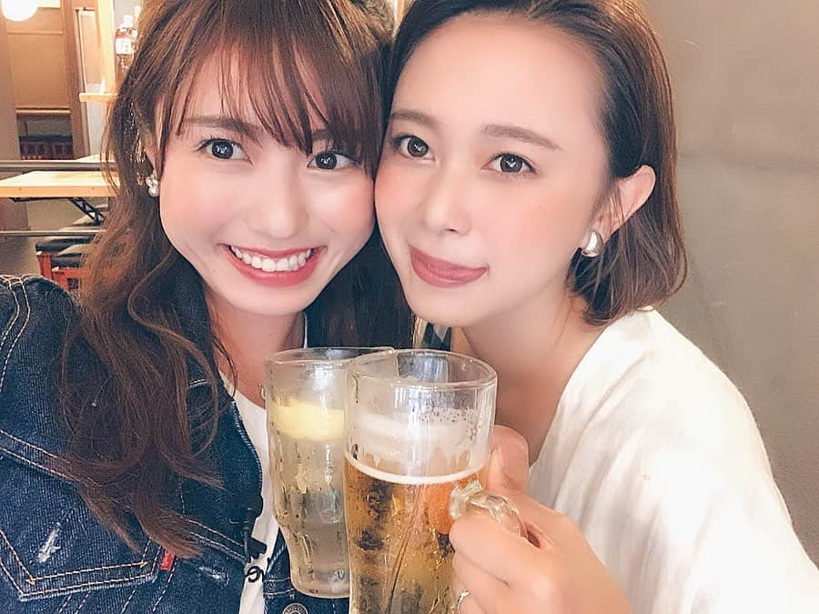 井手口瑞歩さんのインスタグラム写真 - (井手口瑞歩Instagram)「🍻 キレ☆カワ女子部のオンエア見てくださった みなさんありがとうございました😊 番宣するの忘れとってみんなからの 見たよー！てメッセージで気付いた😅 . 今回はれなと立ち飲みロケでした🍺 警固にあるお店なんだけどお料理も 美味しくてお酒がまあ進む進む😀笑 高２の時から仲良しのれなと 立ち飲みロケをする日が来るとは🤣 なんだか感慨深いです😂💖 写メ見てもらったらわかるように 私はお酒飲んだらすぐ顔が赤くなるけん オンエアでも酔っ払っておりました✌︎笑 . キレ☆カワ女子部は毎週土曜 午前11:00から放送されます！ そして番組公式インスタも出来たから ぜひチェックしてみてください🙏 . #キレカワ女子部 #tvq #九州放送 #みずほとれな #レギュラー番組  #これから頑張ります #楽しみにしててね #モデル #タレント #ローカルタレント #レポーター #イベントmc #mc #model #talent #localtalent #reporter #ideguchimizuho #nishimurarena #instagood #instalike #instadaily」6月22日 18時56分 - mizuho.04