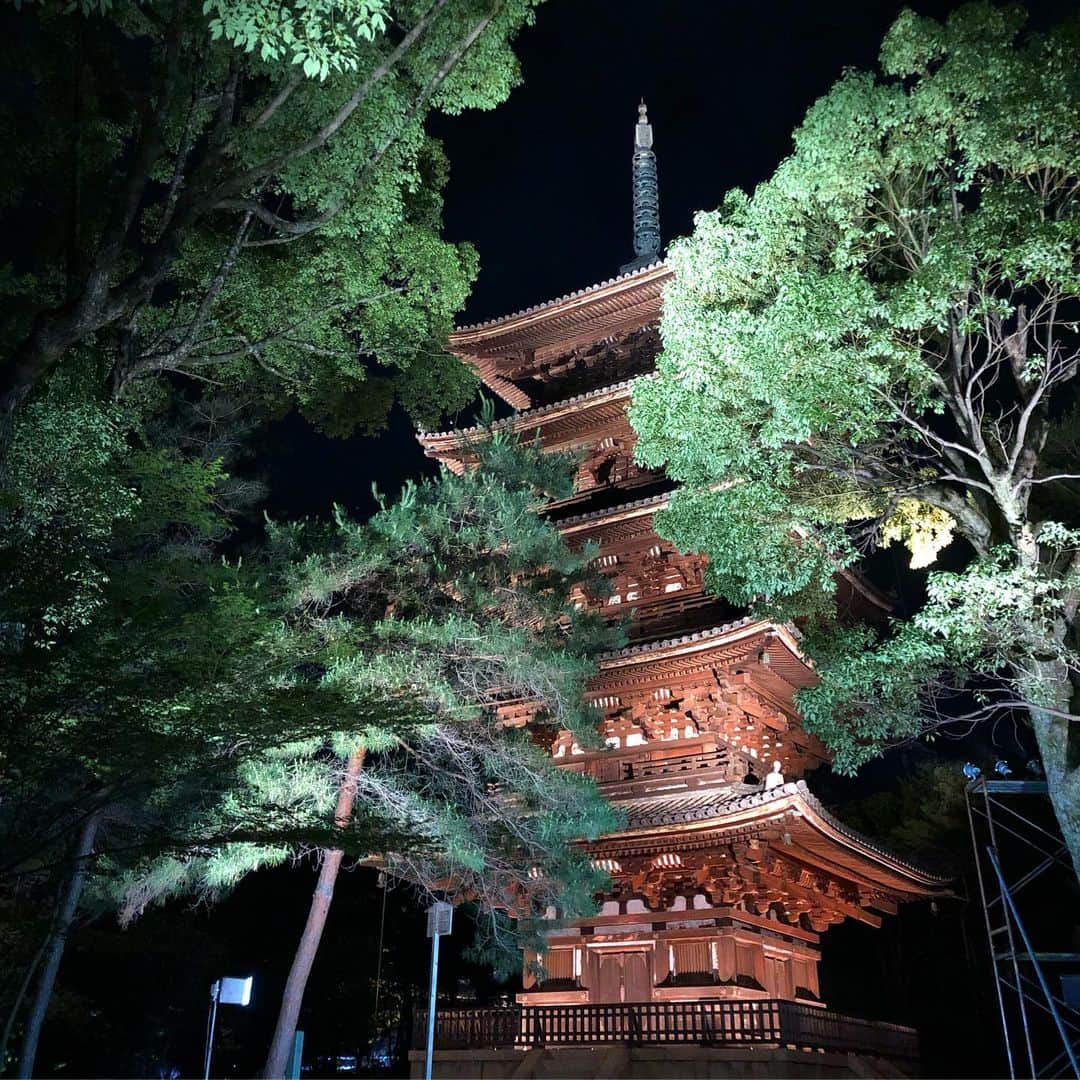 馬場典子さんのインスタグラム写真 - (馬場典子Instagram)「#京都 在住の大学の先輩の案内で#人生初 の#川床 と#仁和寺 の#ライトアップ を体験。楽しかった！」6月22日 18時52分 - baba_channel