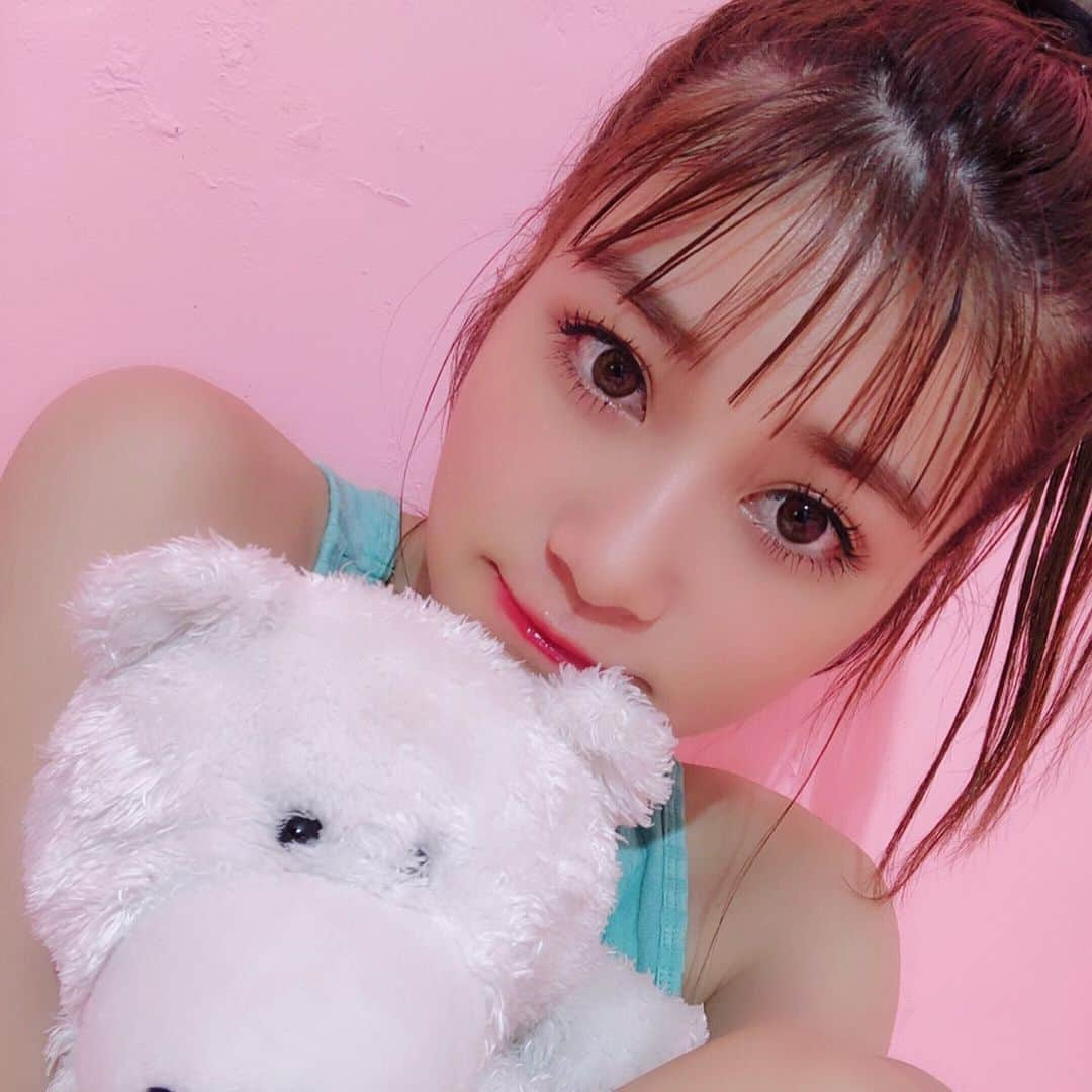 生見愛瑠さんのインスタグラム写真 - (生見愛瑠Instagram)「スタジオにいた くまてぇん」6月22日 19時09分 - meru_nukumi