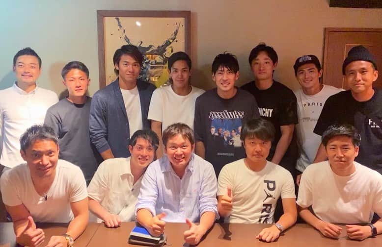 中村克さんのインスタグラム写真 - (中村克Instagram)「Team Polyvalent.  同じ事務所の先輩たちとの食事会、すごく楽しかったです！競技は違えどいつも刺激をもらってます！🤝 もっともっと頑張らねば🤔💪 #polyvalent #稲本潤一 #サッカー #秋本真吾 #陸上 #北原亘 #フットサル #谷口彰悟 #サッカー #田中大貴 #バスケ #武藤嘉紀 #サッカー #大島僚太 #サッカー #中村克 #水泳」6月22日 20時29分 - katsumi.221