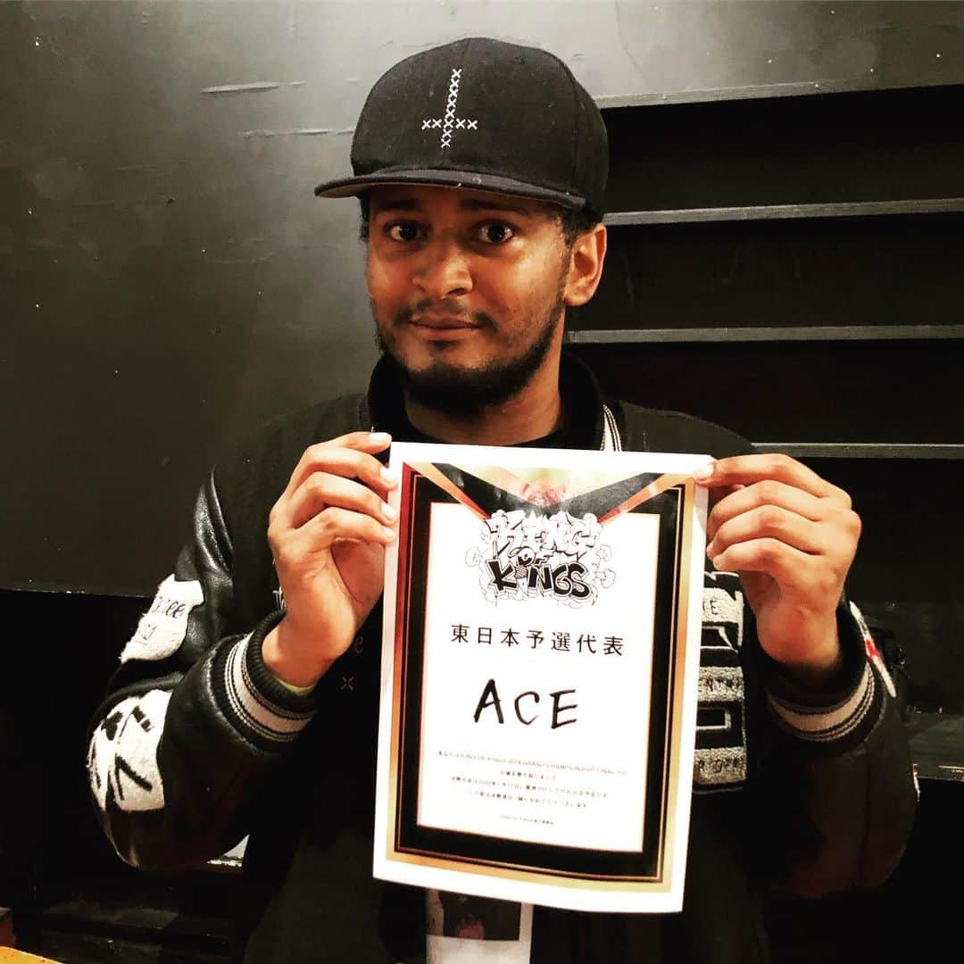 のインスタグラム：「#KOK2019 開幕戦となる東日本予選 at HARLEM優勝はACE！！2020年1月11日に豊洲PITにて開催予定の決勝大会に進出決定！！ #KOK」