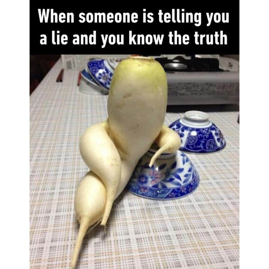 9GAGさんのインスタグラム写真 - (9GAGInstagram)「Keep talking, let's see what kind of bullsh*t you can come up with⠀ 📸 tojo__ | TW⠀ -⠀ #iseethroughyou #daikon」6月22日 21時01分 - 9gag