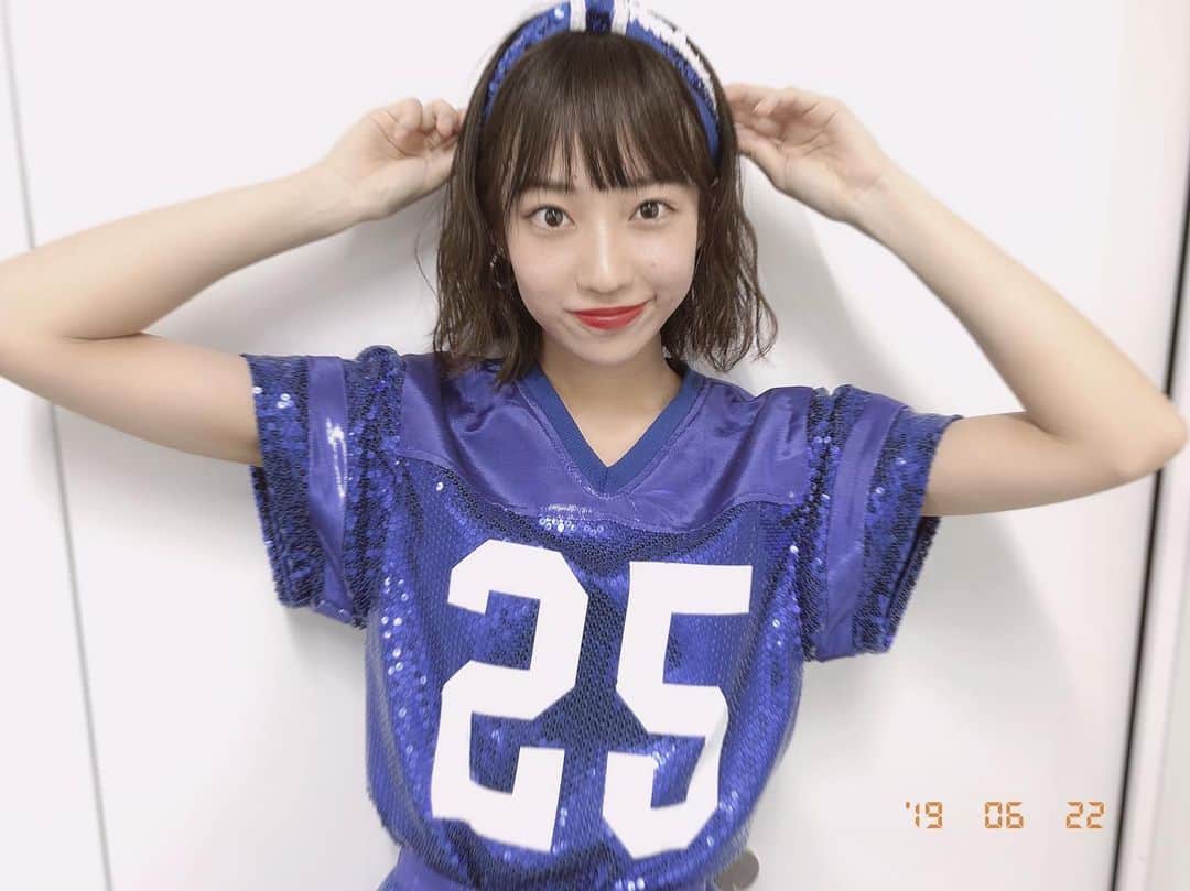 日高優月さんのインスタグラム写真 - (日高優月Instagram)「☺︎☺︎☺︎ . . ドラゴンズブルー . いつもこのスパンコールの衣装は 赤色だけど今日は青色でした✌︎ やっぱり青着ること多い！嬉しい！ . . #ske #日高優月」6月22日 21時40分 - yuzukihidaka_0401