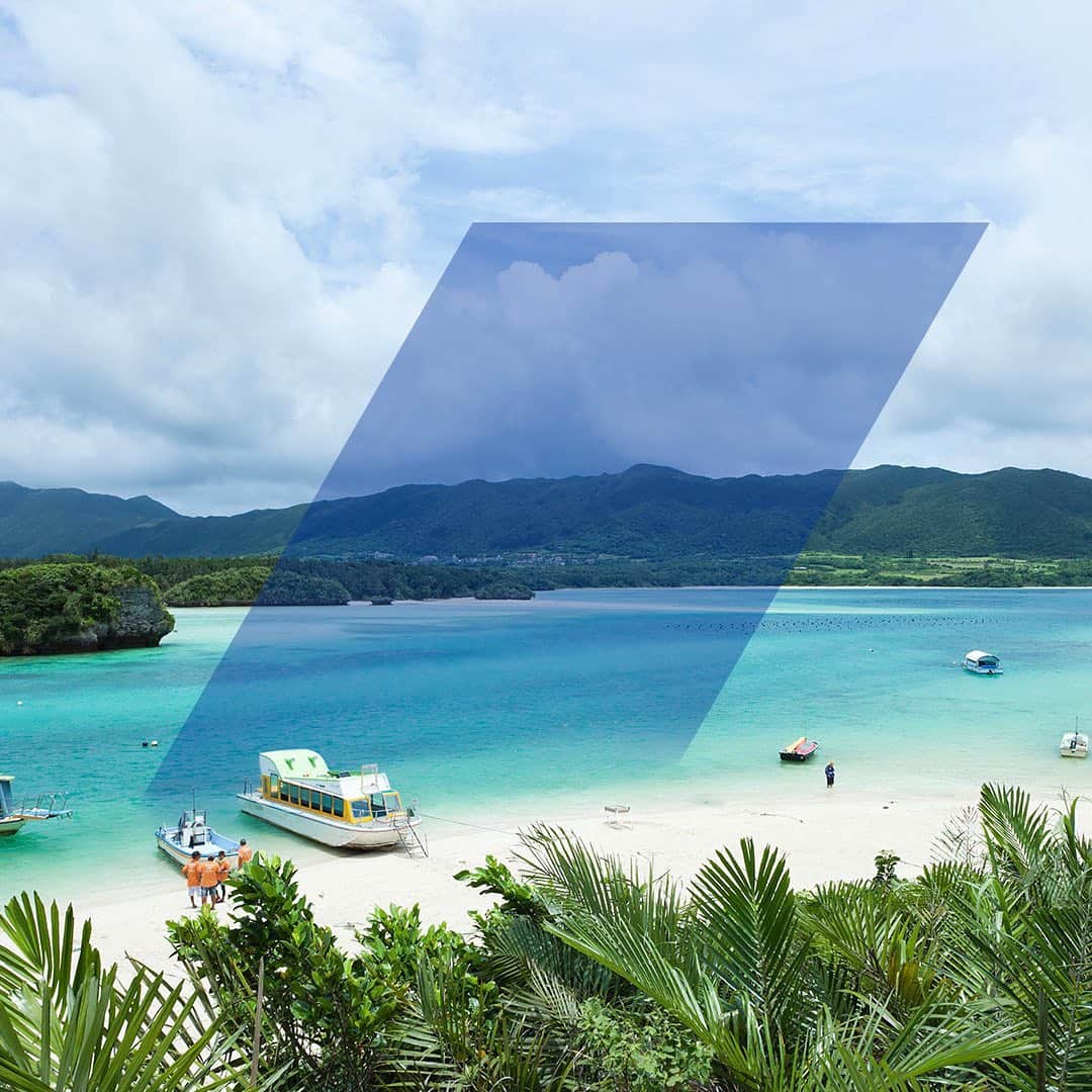 All Nippon Airwaysさんのインスタグラム写真 - (All Nippon AirwaysInstagram)「Looking to beat the heat this June? Grab your 水着 “swimsuit” and cool off in the tantalizing, translucent, turquoise waters of Kabira Bay. 💙」6月22日 21時49分 - allnipponairways