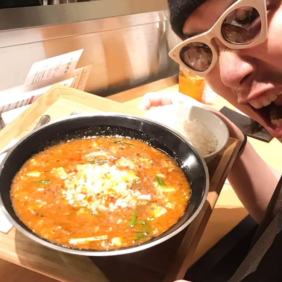 takuma watanabeさんのインスタグラム写真 - (takuma watanabeInstagram)「#三宝亭 #全とろ麻婆麺 #小ライス #小麻婆丼 #うまぁ #🥺」6月23日 8時42分 - takumagram