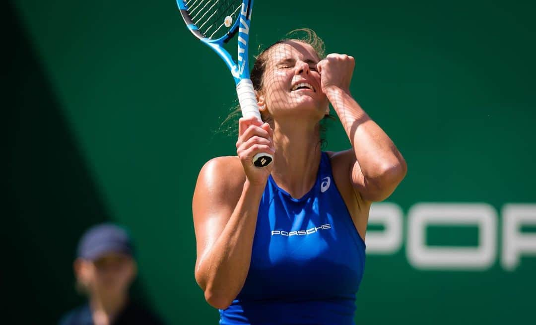 ユリア・ゲルゲスさんのインスタグラム写真 - (ユリア・ゲルゲスInstagram)「#NatureValleyClassic Final Feelings 😀🌱👊🏼💚 #teamjule #letsgo #picoftheday #aufgehts」6月23日 0時00分 - julia.goerges