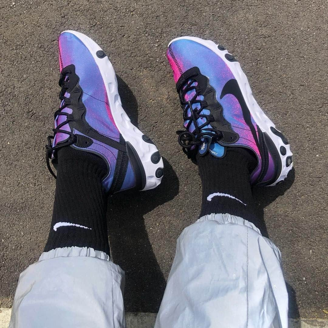 ASOSさんのインスタグラム写真 - (ASOSInstagram)「In our element(s) 📸 @jessylaw 🔎Nike React Element 55 trainers in purple (1403156)」6月23日 1時15分 - asos