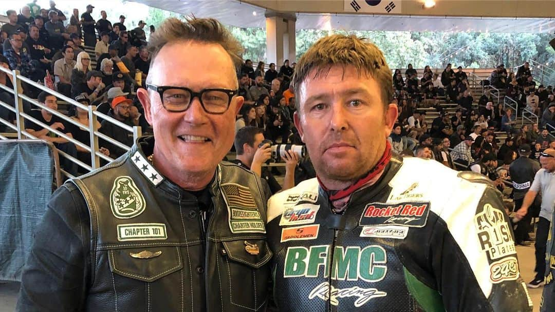 ロバート・パトリックさんのインスタグラム写真 - (ロバート・パトリックInstagram)「So proud of my club brother Shawn “Mayor” Chamlee President of Chapter 3 BFMC for qualifying at the “BORN FREE STAMPEDE HOOLIGANS QUALIFIER”! He is headed to Minneapolis to compete in the @xgames ! When he is not racing for BFMC Racing @bfmcracing he is jumping out of airplanes for The U.S. Navy Parachute Team “The Leap Frogs”! Brother so proud and happy for YOU! Thank you for your service! Now go win that race! Boozefighters Up! #racing #motorcycles #harleydavidson #ride #race #bornfreeshow #hooligans video by @dvhqlifestyle」6月23日 1時17分 - ripfighter