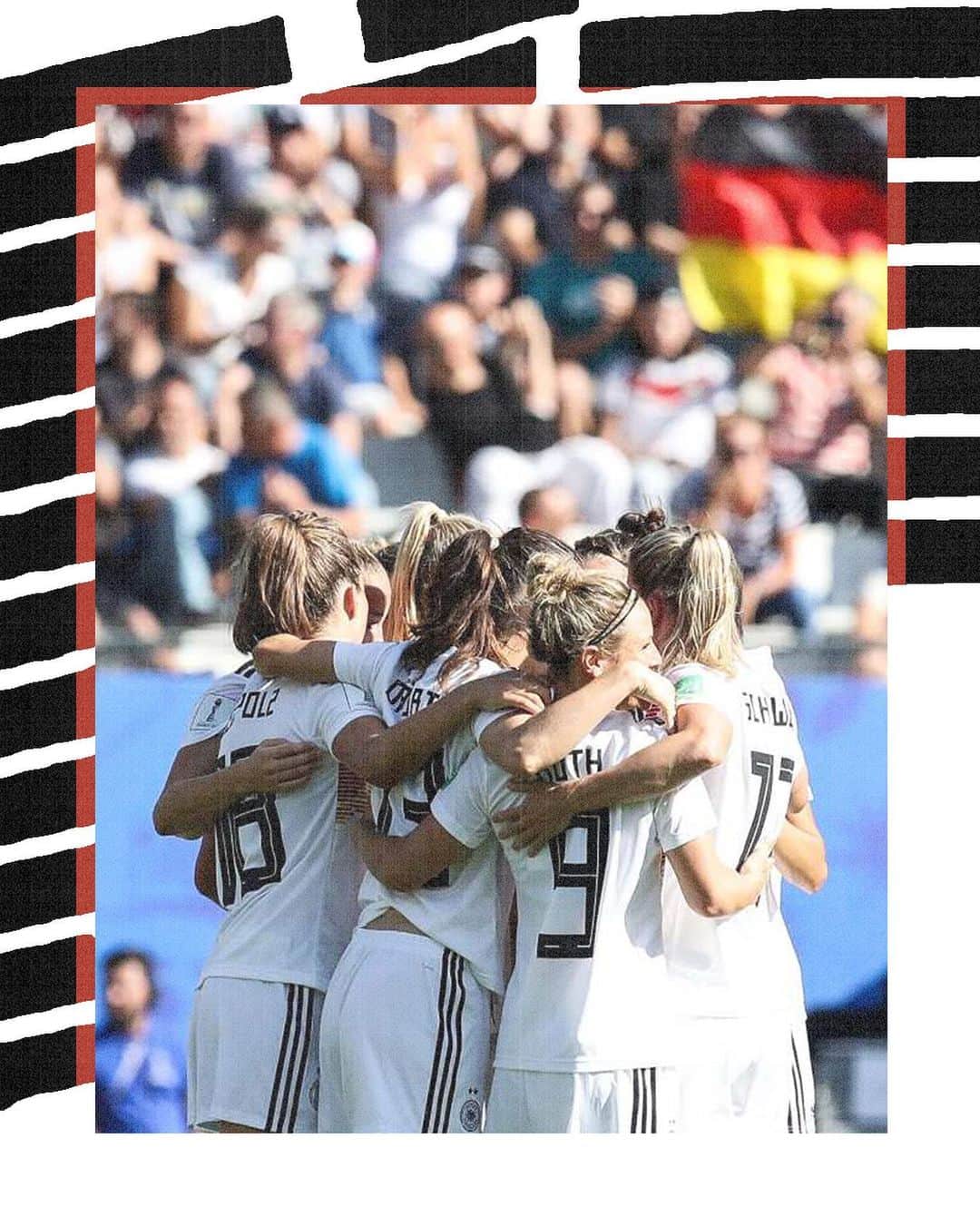 adidas Womenさんのインスタグラム写真 - (adidas WomenInstagram)「They don’t feel pressure. They apply it. . @dfb_frauenteam 🇩🇪 moves one step closer to glory in the #FIFAWWC. #DareToCreate」6月23日 2時36分 - adidaswomen