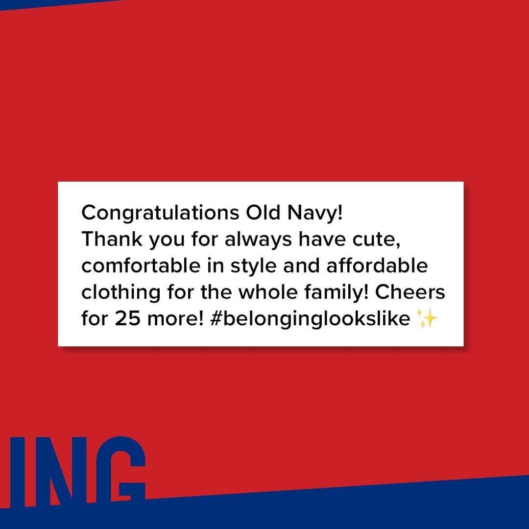 Old Navyさんのインスタグラム写真 - (Old NavyInstagram)「you guys, your comments on our first #belonginglookslike post have us all like 😭🙏🥂😻🎉🕺🤸🤗🤗🤗🤗🤗🤗 . #oldnavystyle」6月23日 4時19分 - oldnavy