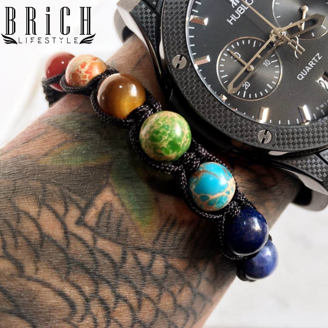 のインスタグラム：「Vibrations of Wealth and Health... Frequencies of Abundance  @BRichLifestyles presents the Manifestation Bracelets!  The Bracelet has been known to change the vibration of any person that wears it…  From Negative to Positive…  Depress to JoyFul…. Sad To Happy... Scarcity to Abundant…. You have been known to feel the energy surging in your body… ⚡️ This energy is yours 🌅  I want a few of you to test the powers of these bracelets today!  The power to attract and manifest anything that you want in your life 🔮  Your Belief is your only Measure to your limitless possibilities…. Don’t MISS out…  DM @BRICHLIFESTYLES  DM @BRICHLIFESTYLES  DM @BRICHLIFESTYLES」