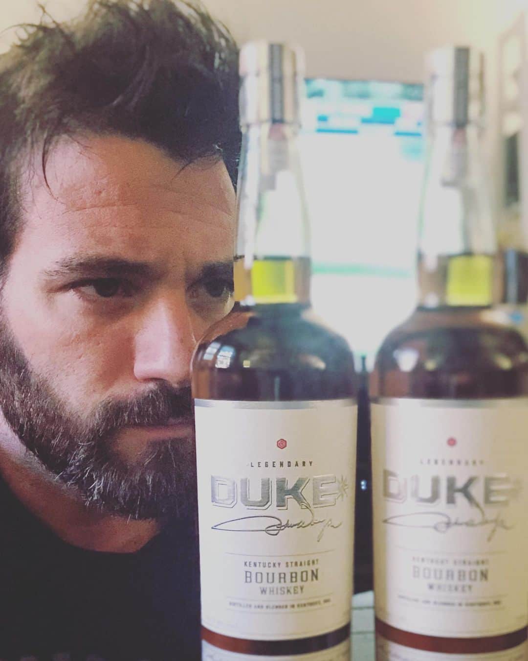 のインスタグラム：「Welcoming the newest additions to the #homebar #cocktailhour #bourbon #saturday #drinkresponsibly @dukespirits @scs_partners」