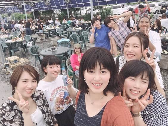 野村明日香のインスタグラム：「* 今年初のBBQ❤️💜🧡💛 * #BBQ #魚太郎 #デンソーエアリービーズ #知多」