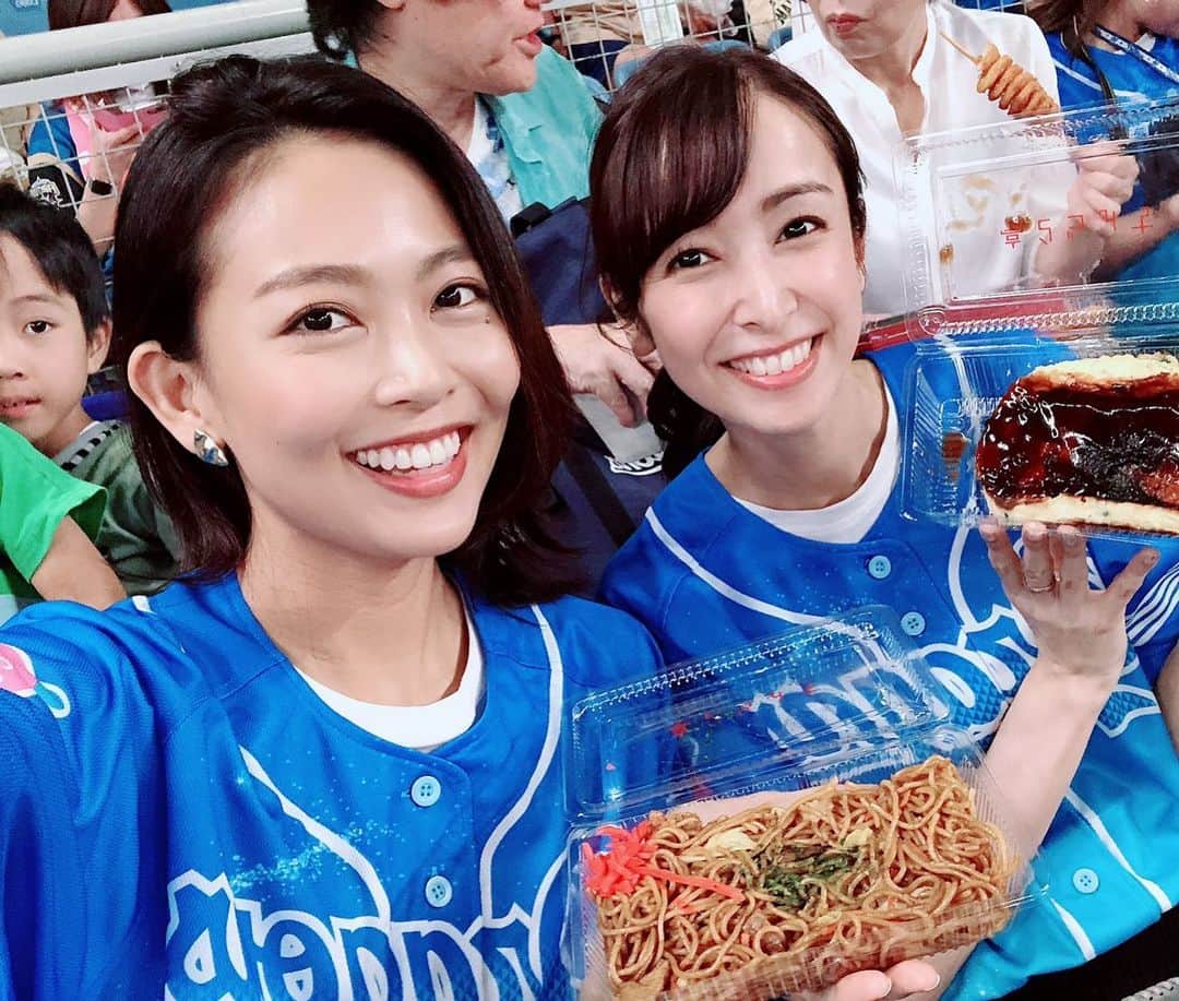 のインスタグラム：「ガールズシリーズ行ってきました~！今年は爽やかな水色グラデーションのユニフォーム✨ 勝利してハッピー🙌  #ガールズシリーズ #ガールズシリーズ2019 #ナゴヤドーム #中日ドラゴンズ #燃えドラが恋しい #みんな元気かな #燃えドラスタジアム #胃腸風邪治りました #たぶん」