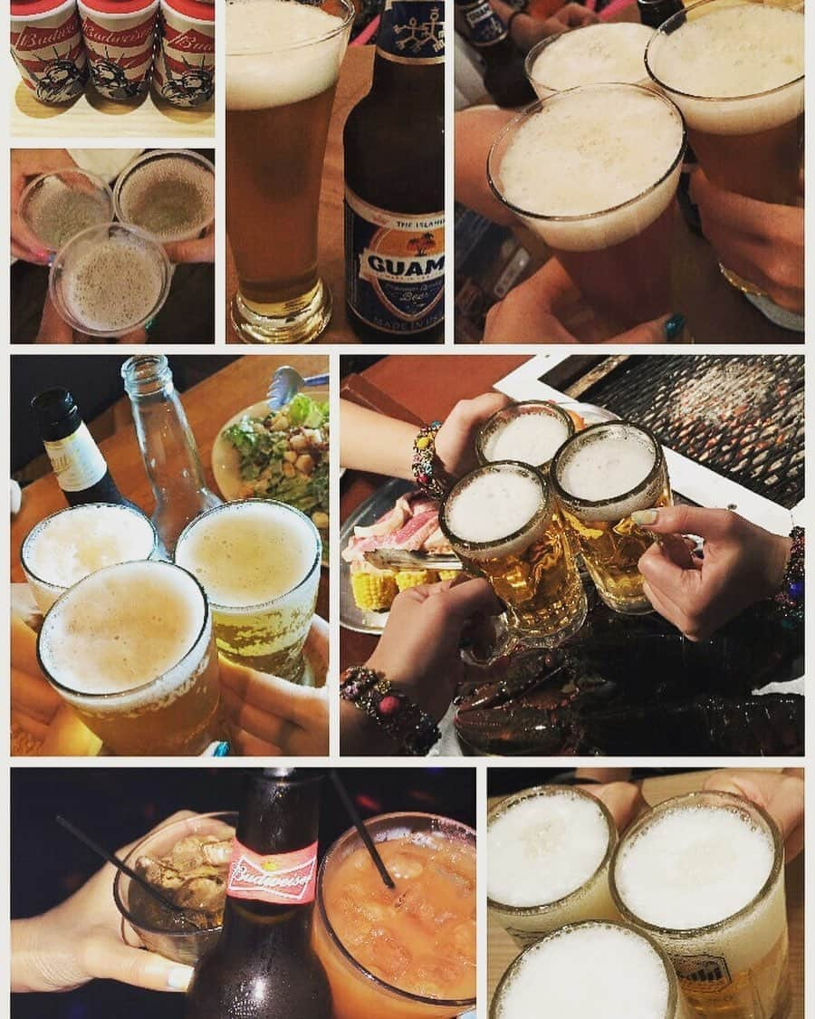 まあみさんのインスタグラム写真 - (まあみInstagram)「4年前の今日はこんなにビールを飲んでいた🍺︎💕︎好き #ビール#beer#Guam#2015#0623」6月23日 11時49分 - maami_1125