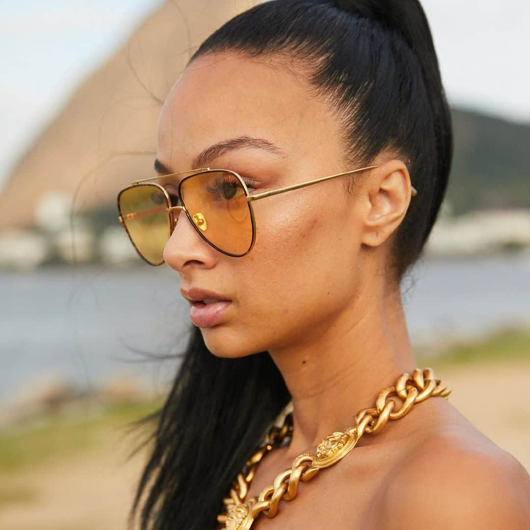 Draya Micheleさんのインスタグラム写真 - (Draya MicheleInstagram)「Yellow tint. @revolve #revolvearoundtheworld」6月23日 12時24分 - drayamichele