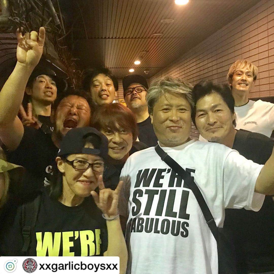 Larry のインスタグラム：「‪SUPER JUNKY MONKEY‬﻿ ‪“Super Mother Of Meatloaf 2019”‬﻿ ‪at 下北沢 CLUB 251‬﻿ 初日終了！ SJMの皆さん、本日二日目もお気張りです！ ﻿ ‪ありがとうございました！‬ #garlicboys #superjunkymonkey」