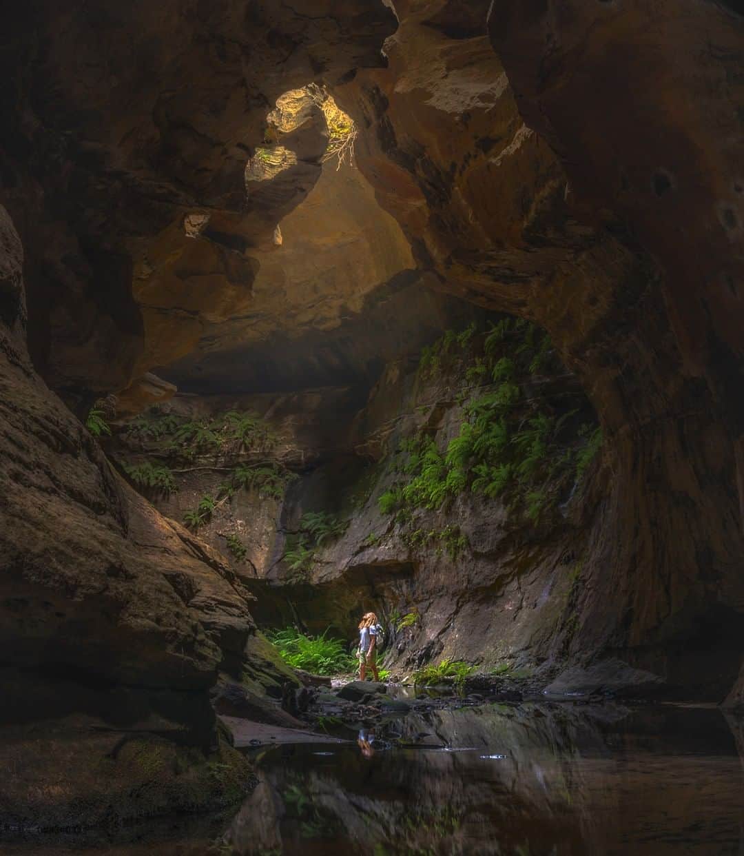 Nikon Australiaさんのインスタグラム写真 - (Nikon AustraliaInstagram)「"After hiking through dense bushland for about an hour, we came upon this incredible canyon.  After spending a few hours navigating and exploring here, we were amazed at just how clear the water was and how beautiful the reflections are. Oh, and the water.. yep, filled with the yabbies! A lot of the time we were mindful not to get her toes nipped.  It’s always great to go to spots like this and not have to bring much, thankfully I had the Nikon Z7 and the Nikkor Z 24-70 f4 lens! The setup is so light in my bag, that at times it didn’t even feel like I had a camera with me - let alone something so powerful!"- @joshbeames  Camera: Nikon #Z7  Lens: NIKKOR Z 24-70mm f/4 S Settings: ISO100 | f/16 | 8s | 30mm」6月23日 15時00分 - nikonaustralia