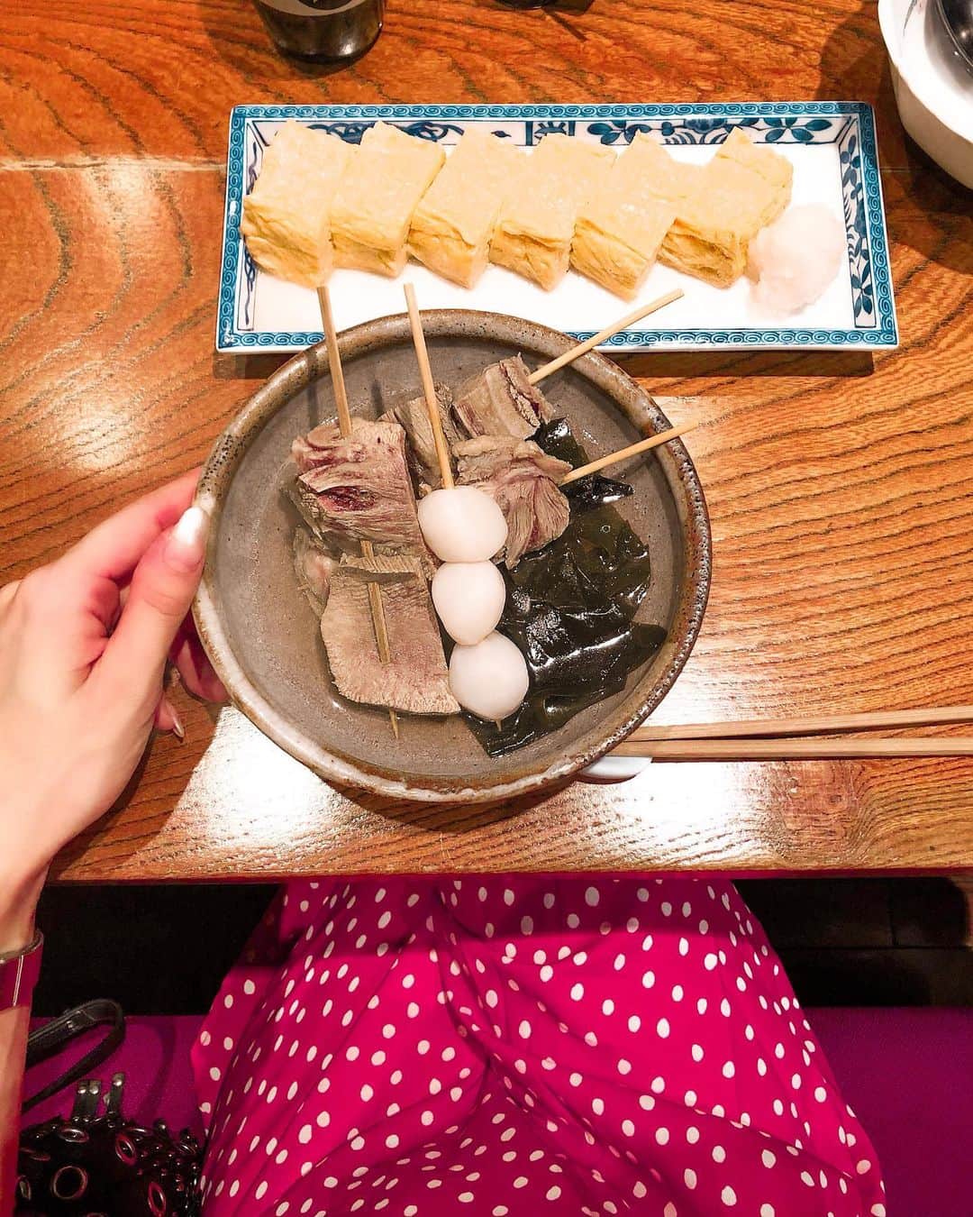 のインスタグラム：「Sooo yummy 🤤  #おでん . Just found a delicious 🍢 Oden in #Nihonbashi 🤤 . . . . #yummy #oden #japanesefood #tokyo #美味しい #和食 #食いしん坊 #おばんざい家人形町」