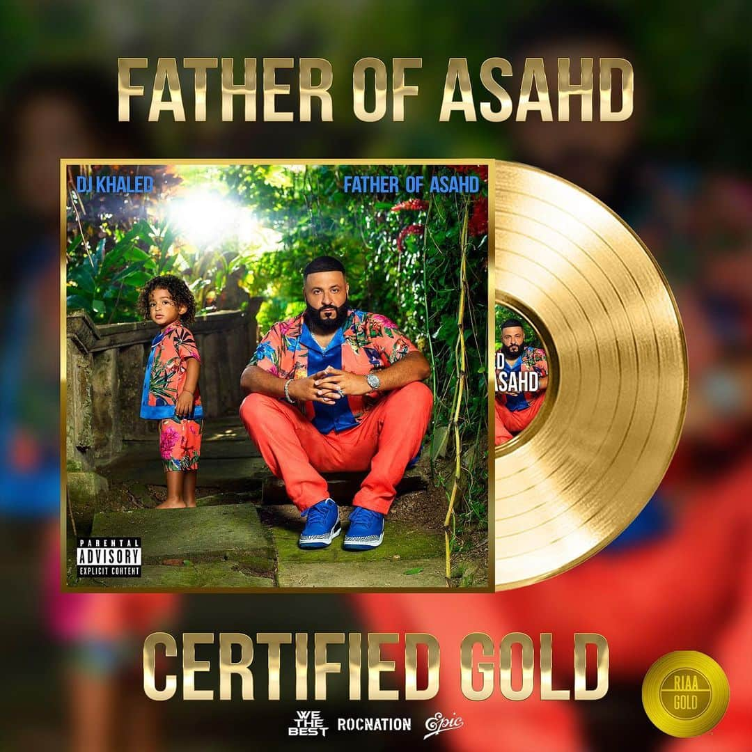 バスタ・ライムスさんのインスタグラム写真 - (バスタ・ライムスInstagram)「And Another to decorate the crib with!! Congrats to my brother @djkhaled on his 11th album #FATHEROFASHAD going GOLD!!!📀📀📀📀📀 #WETHEBEST」6月24日 2時55分 - bustarhymes