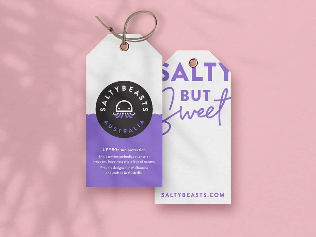 Dribbbleさんのインスタグラム写真 - (DribbbleInstagram)「I can almost taste it. Salty swing tags by @ne_b.d.i⠀ ⠀ #dribbble #dribbblers #design #illustration #lettering」6月24日 3時02分 - dribbble