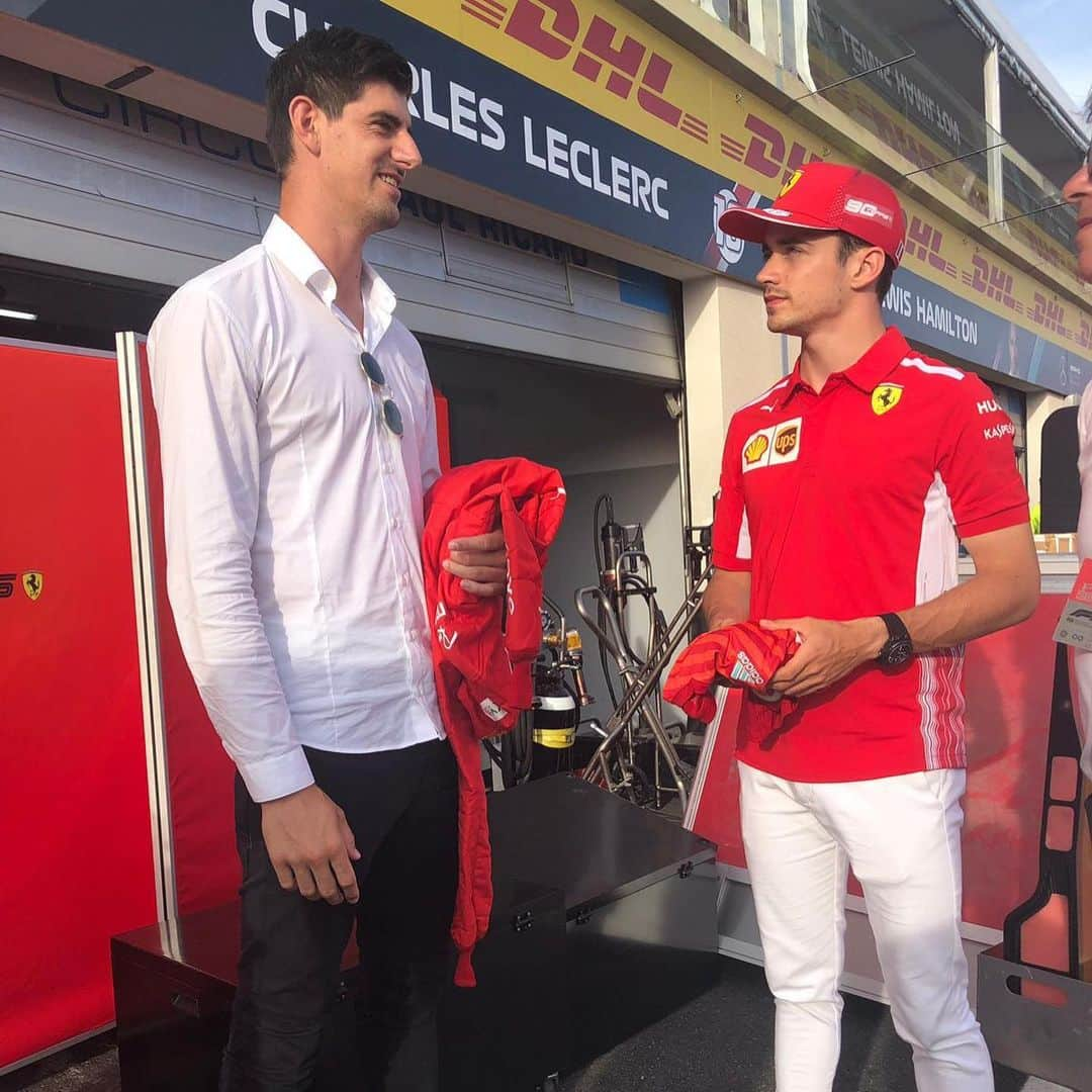 ティボ・クルトゥワさんのインスタグラム写真 - (ティボ・クルトゥワInstagram)「Bucket list weekend✅🏎! Thank you my friend @charles_leclerc for this great experience!」6月24日 3時03分 - thibautcourtois