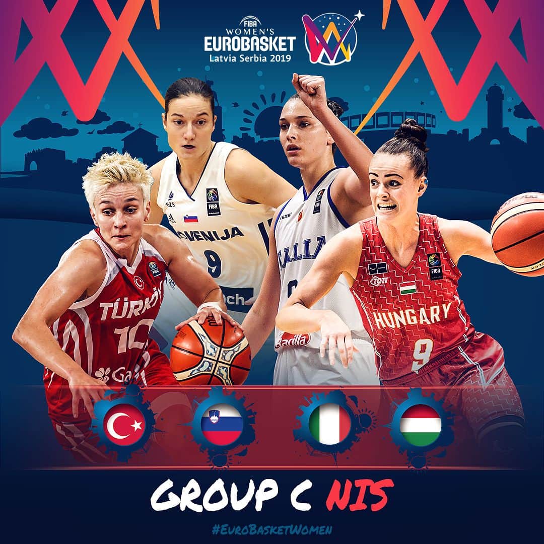 FIBAさんのインスタグラム写真 - (FIBAInstagram)「Which countries will advance from the @EurobasketWomen Group Phase 🤔? . Swipe for all 4 groups 🙌🏻」6月23日 19時00分 - fiba
