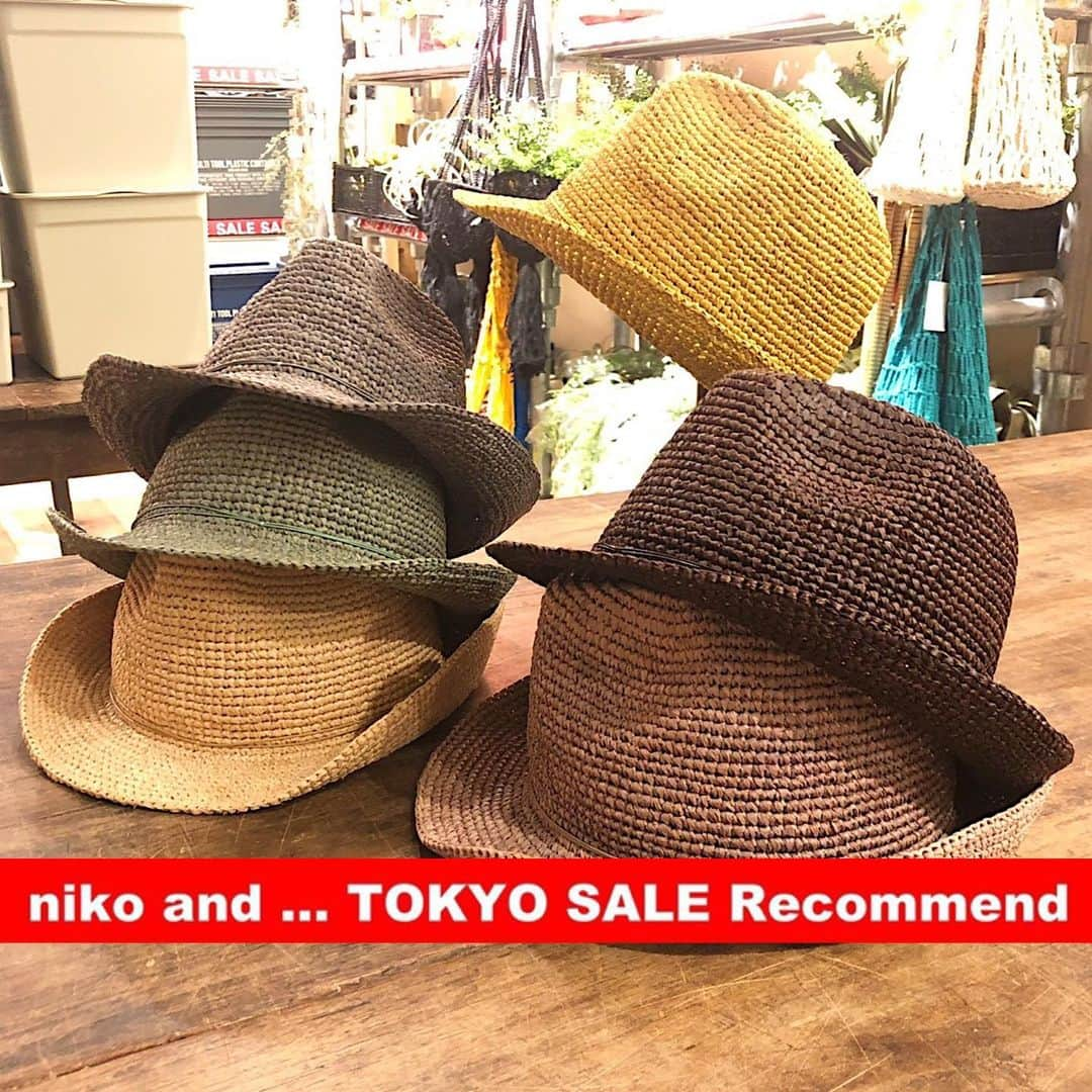 ニコアンドさんのインスタグラム写真 - (ニコアンドInstagram)「【niko and ... TOKYO SALE Recommend】﻿﻿ ﻿﻿ ﻿niko and ... TOKYOがご紹介する、サマーセール対象のグッズ商品です！  人気アイテムや夏の新作も、﻿ お求めやすい価格となっております！﻿ ﻿ ぜひこの機会にお越しくださいませ！﻿ ﻿﻿ niko and ... TOKYO summer sale now on !﻿ ﻿ ﻿ ・Hat ¥3,500 +TAX →30%OFF  TOP(@nikoandtokyo ) ﻿﻿﻿﻿ ﻿﻿﻿﻿ #nikoand #nikoandtokyo #harajuku #jingumae #tokyo #東京 #japan #日本 #渋谷 #原宿 #表参道 #shibuya #明治神宮前#omotesando #tokyotrip #東京観光 #ニコアンド #ニコアンドトーキョー #菅田将暉 #小松菜奈 #サマーセール #summersale」6月23日 19時29分 - nikoandtokyo