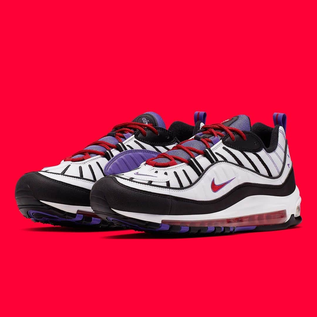Sneaker Newsさんのインスタグラム写真 - (Sneaker NewsInstagram)「If you're still on a Raptor high, these Air Max 98s should be appealing. For a closer look, tap the link in our bio.」6月23日 19時54分 - sneakernews