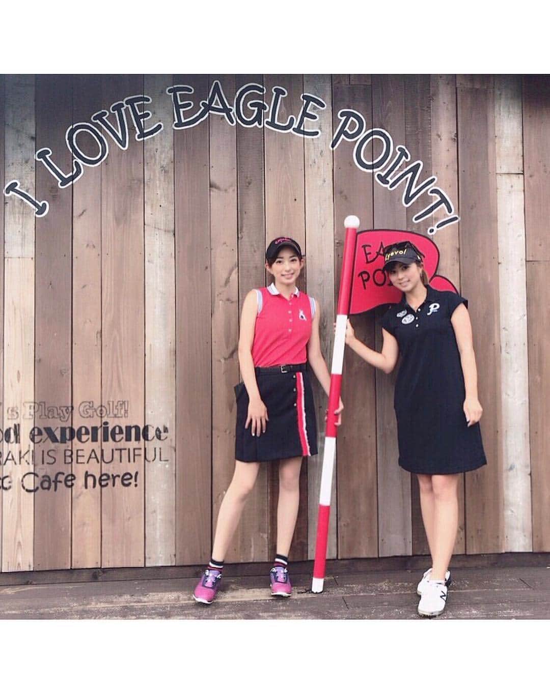 青木茉里奈さんのインスタグラム写真 - (青木茉里奈Instagram)「EAGLE POINT GOLF CLUB ⛳️ 🎥1w ラウンド後の練習大切✨ ・ 今日初めて一緒だったりかちゃんとCafeで📸💛 #golf #eaglepointgolfclub」6月23日 20時02分 - marinaaoki28