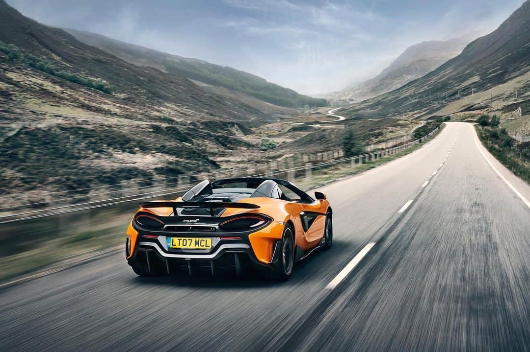 McLaren Automotiveさんのインスタグラム写真 - (McLaren AutomotiveInstagram)「Faster. Lighter. Nimbler. This is the engineering mantra behind every McLaren Longtail. Driving the #600LTSpider along the North Coast 500 road in Scotland was truly unforgettable.」6月23日 20時24分 - mclarenauto