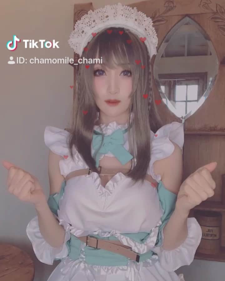 のインスタグラム：「TikTokとインスタ更新！ http://vt.tiktok.com/JyvBbX/ #メイド服 #メイド #アキバ #秋葉原 #akiba #自撮り #コスプレイヤー自画撮り部 #コスプレイヤー #コスプレ #コスプレイヤーカモミール #コスプレ好き #cosplaygirl #コスプレ撮影 #コスプレメイク 🌼🌼🌼🌼🌼 #cosplay #cos #cosplaygirl #cosplayer #cosplay #cosplaying #cosplayphoto #cosplaymodel 🌼🌼🌼🌼🌼 7/27・28生誕祭イベント行います(予定) 空けておいてください💕 内容などお楽しみに…！！！ オフ会はしたことありますが、 生誕祭をやったことないので 人生初の生誕祭です………！ 楽しいイベントにしたい☺️ ぜひ会いに来てくださいッ！！ ツイートやブログで告知するよ！ よろしくお願いします！」