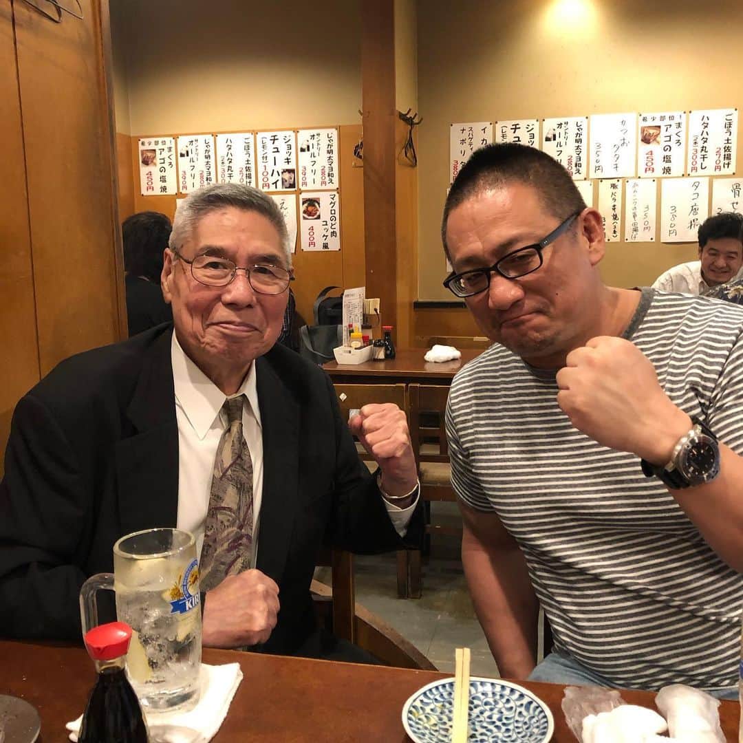 高木三四郎さんのインスタグラム写真 - (高木三四郎Instagram)「#新橋 #赤札屋 #4人で飲んで食べて1万いかない #WJ #永島勝司 #ゴマシオ #プロレス」6月23日 21時28分 - t346fire