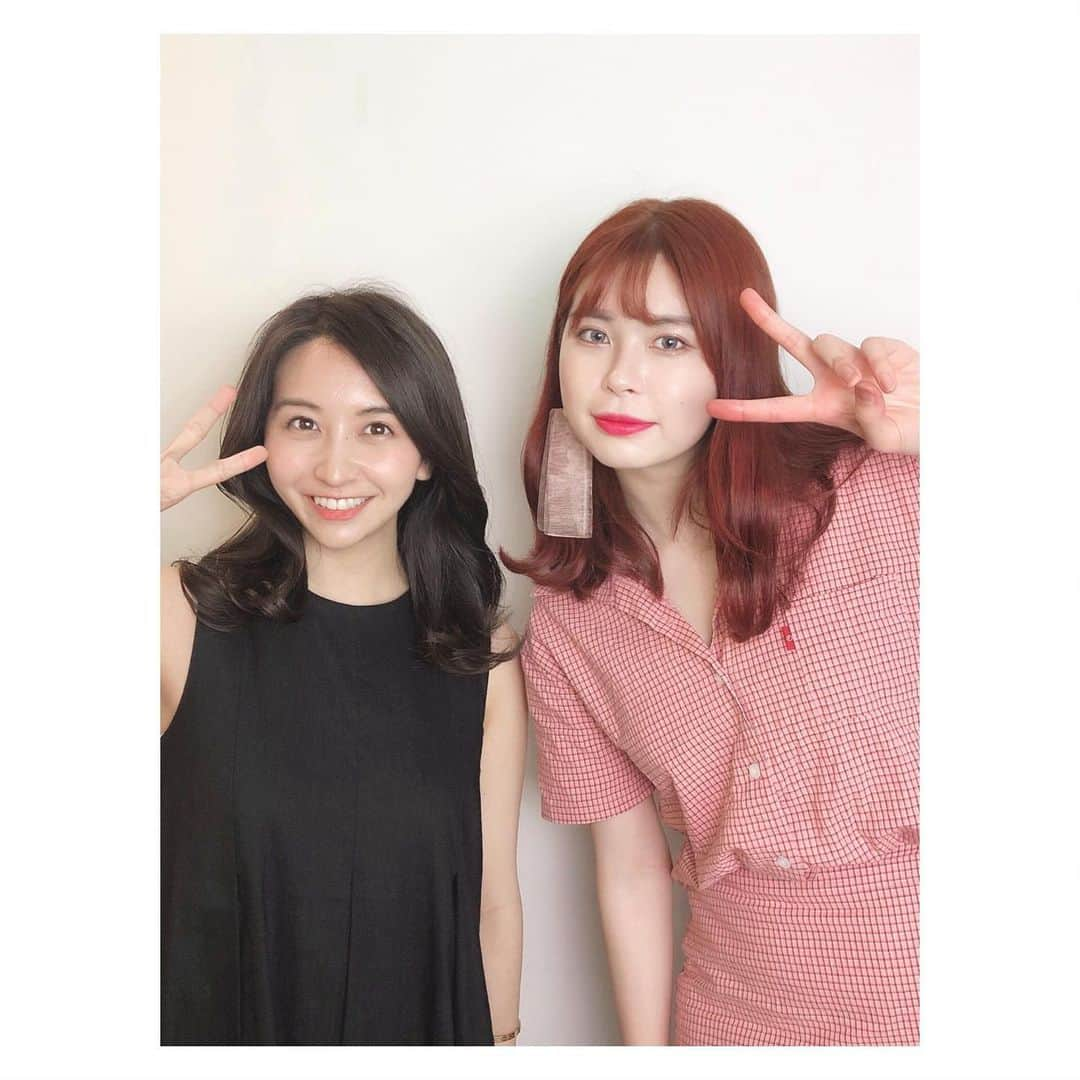 袴田彩会さんのインスタグラム写真 - (袴田彩会Instagram)「♡♡ いつもお世話になっているゴニ青山でカラーリングしてもらいました😍 とっても綺麗な色✨ @suakm_gunhee さん、ありがとうございました❤️ スアさんのヘアカラーも進化してました✨  @gunhee_aoyama  #ゴニ青山 #gunheeaoyama #韓流#美容室#居心地最高#シャンプー台最高」6月23日 22時19分 - ayae.ha