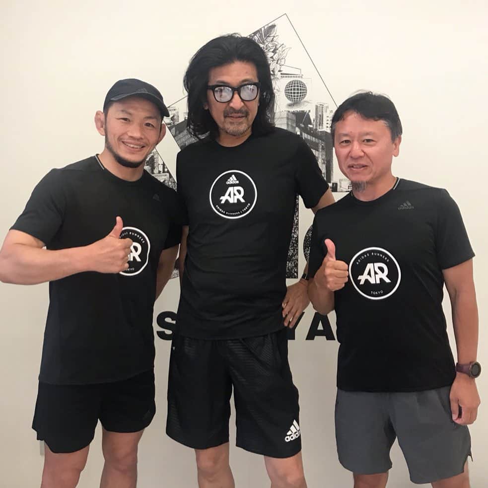 のインスタグラム：「RUNNING FASHION TALK by Detz Matsuda ファッション×ランニングトーク＆ランセッション デッツさん、南井さん  ありがとうございました！！ #adidasrunnerstokyo #adidas  #adidasjapan #アディダス  #unorun #caoluno #宇野薫」