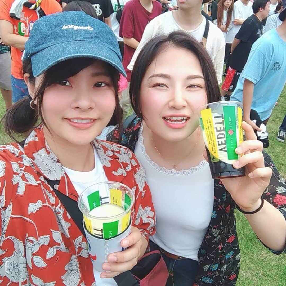 土性沙羅さんのインスタグラム写真 - (土性沙羅Instagram)「わたしの令和初のライブはフリーダムでした！ 超～～楽しかった！かっこよかった！✌︎︎✌︎︎ ありがとうめいちゃん！🍻 #freedomnagoya」6月23日 23時00分 - sara.dosho