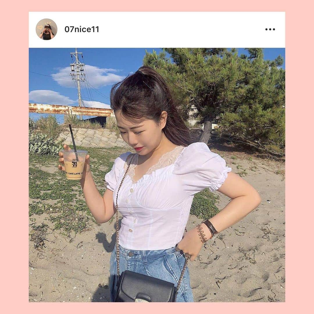 bis_web bis [ビス] さんのインスタグラム写真 - (bis_web bis [ビス] Instagram)「June 23, Sunday﻿ ﻿ ﻿ 🍒﻿ ﻿ ﻿ 甘めのブラウスやトップスを﻿ 上手に着こなすポイントは、ボトムにあり！﻿ ﻿ デニムを合わせることで甘すぎず﻿ バランスのとれたコーディネートが完成するよ❤️﻿ ﻿ ﻿ 甘めのトップスにデニムの合わせで夏のファッションを楽しもう🌻﻿ ﻿ ﻿ ﻿ ﻿ #ファッション #ootd #ブラウス #トップス #デニム #デニムコーデ #vintage #古着 #ブラウスコーデ #シフォン #甘辛コーデ #コーデ #きょこ #denim #ギンガムチェック #白ブラウス #韓国ファッション #韓国 #ガーリー #girly #デニムパンツ #デニム好き #code #トレンド」6月23日 23時45分 - bis_web