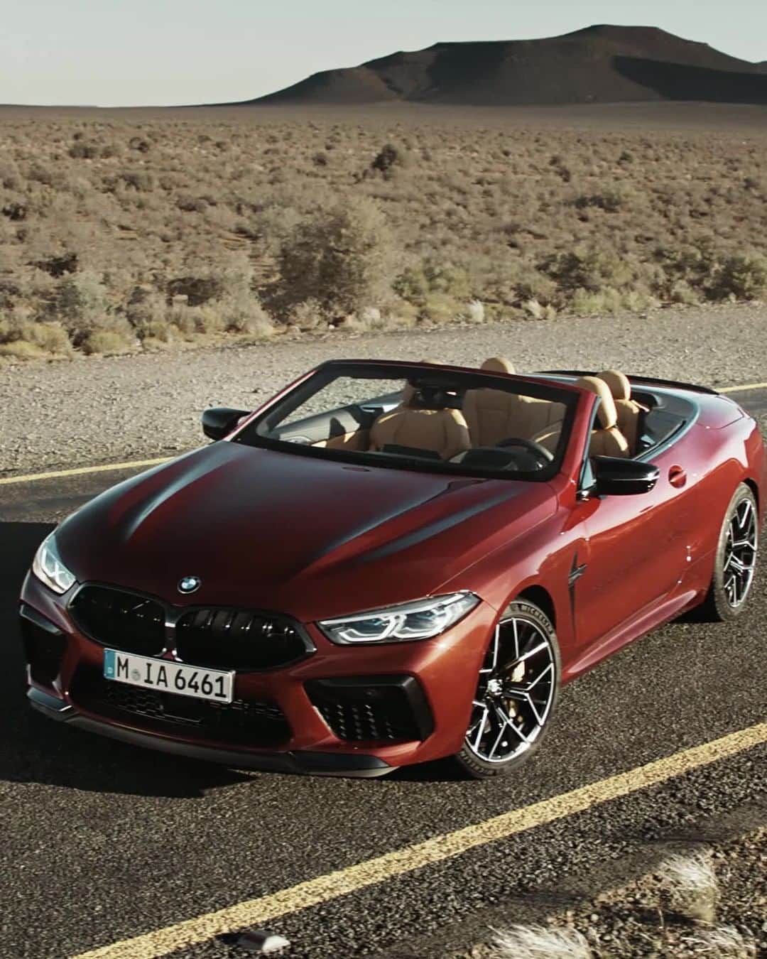 BMWのインスタグラム：「Uncompromising performance and an irresistibly luxurious ambiance. The first-ever BMW M8 Convertible with M xDrive.  #TheM8 #BMW #8Series #Convertible __ BMW M8 Convertible: Fuel consumption in l/100 km (combined): 10.8 - 10.6. CO2 emissions in g/km (combined): 246 - 241. The values of fuel consumptions, CO2 emissions and energy consumptions shown were determined according to the European Regulation (EC) 715/2007 in the version applicable at the time of type approval. The figures refer to a vehicle with basic configuration in Germany and the range shown considers optional equipment and the different size of wheels and tires available on the selected model. The values of the vehicles are already based on the new WLTP regulation and are translated back into NEDC-equivalent values in order to ensure the comparison between the vehicles. [With respect to these vehicles, for vehicle related taxes or other duties based (at least inter alia) on CO2-emissions the CO2 values may differ to the values stated here.] The CO2 efficiency specifications are determined according to Directive 1999/94/EC and the European Regulation in its current version applicable. The values shown are based on the fuel consumption, CO2 values and energy consumptions according to the NEDC cycle for the classification. For further information about the official fuel consumption and the specific CO2 emission of new passenger cars can be taken out of the „handbook of fuel consumption, the CO2 emission and power consumption of new passenger cars“, which is available at all selling points and at https://www.dat.de/angebote/verlagsprodukte/leitfaden-kraftstoffverbrauch.html.」