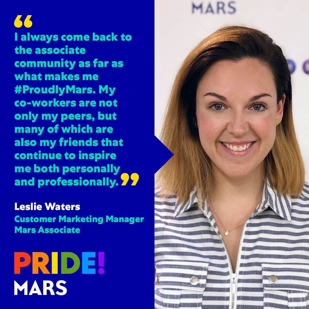 Marsさんのインスタグラム写真 - (MarsInstagram)「“Working for a company that not only respects who I am but also allows me to ‘be me’ and share my story is what makes me #ProudlyMars!” – Associate Taylor Tiger. Read more about how our culture of inclusivity celebrates and supports every one of our Associates around the world all year round. #Pride #PrideMonth #pride🌈」6月24日 0時31分 - marsglobal