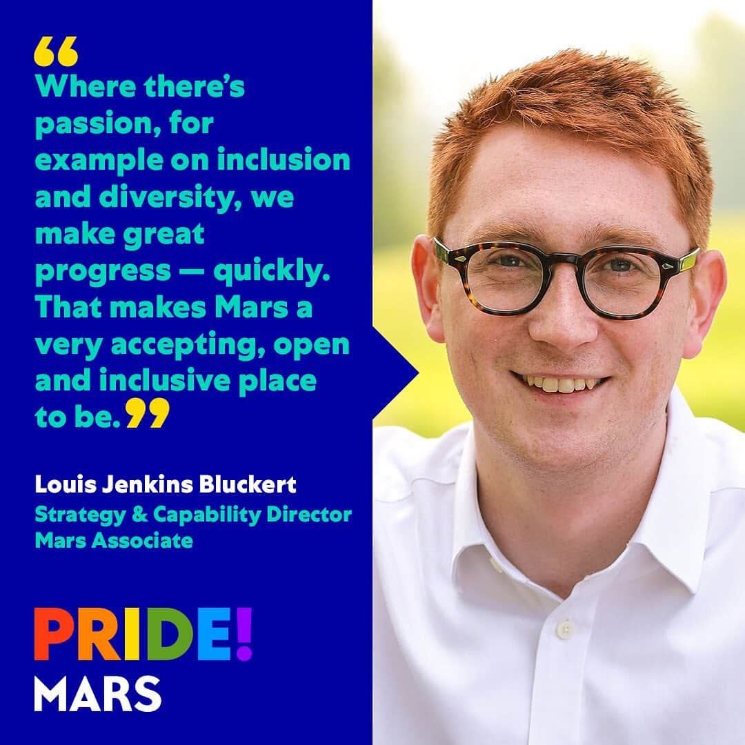 Marsさんのインスタグラム写真 - (MarsInstagram)「“Working for a company that not only respects who I am but also allows me to ‘be me’ and share my story is what makes me #ProudlyMars!” – Associate Taylor Tiger. Read more about how our culture of inclusivity celebrates and supports every one of our Associates around the world all year round. #Pride #PrideMonth #pride🌈」6月24日 0時31分 - marsglobal