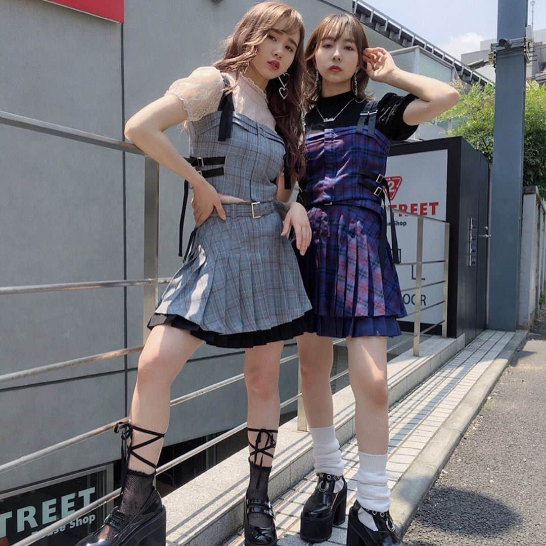 BUBBLES バブルス フリルペプラムセットアップ　チェック BUBBLES】フリルペプラムセットアップ | sparkling mall online