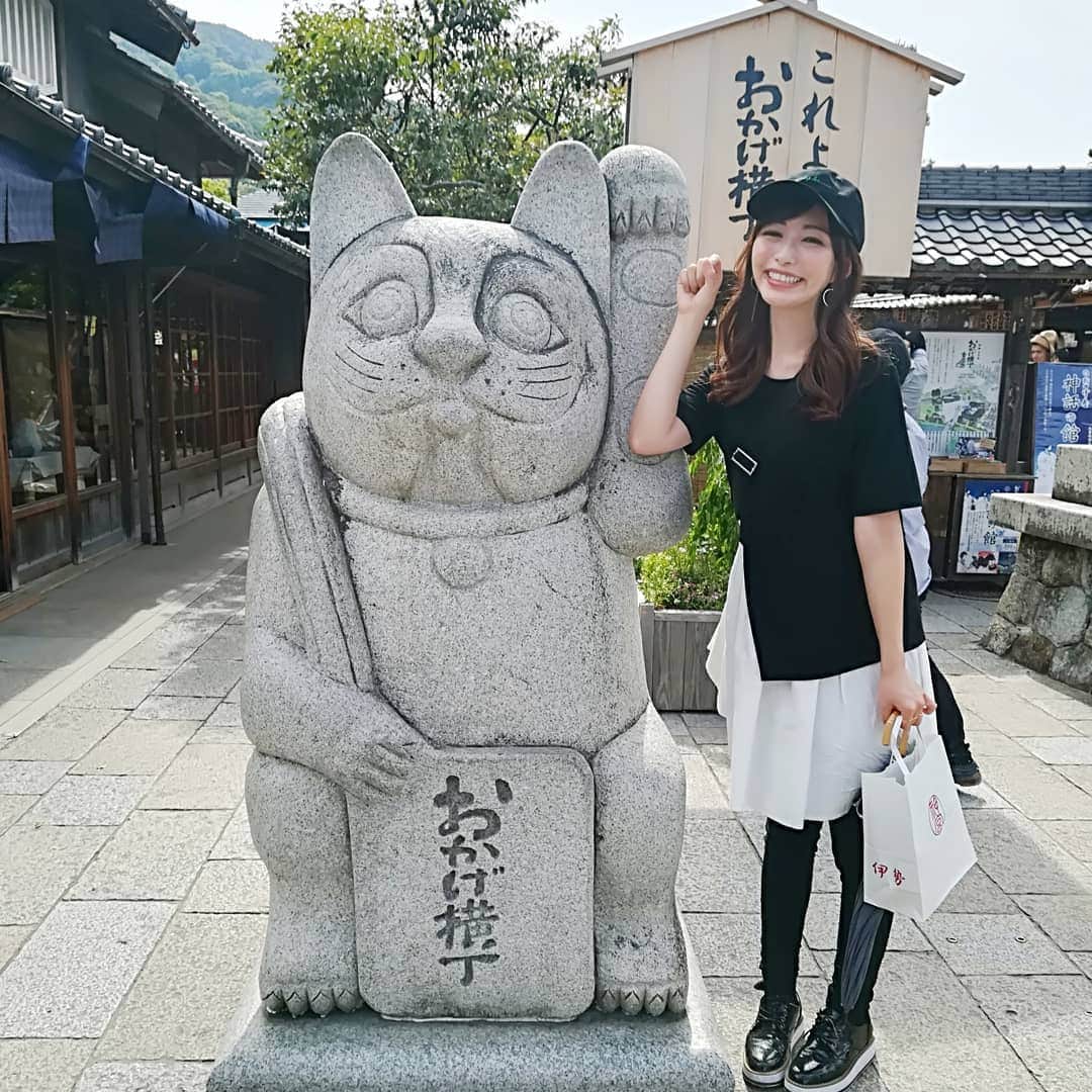 のインスタグラム：「* #🐈 * * * #伊勢神宮 #isejingu #ねこ」