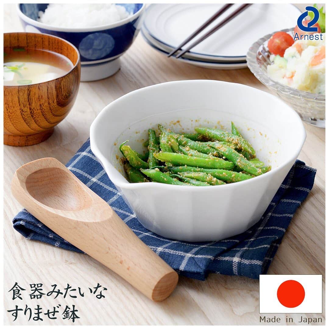 のインスタグラム：「#arnest #arnestinc #smilezakka #mortar #wood #pestle #woodpastle #spice #sesame #sesamegrinder #mortarandpestle #set #kitchenware #kitchentool」