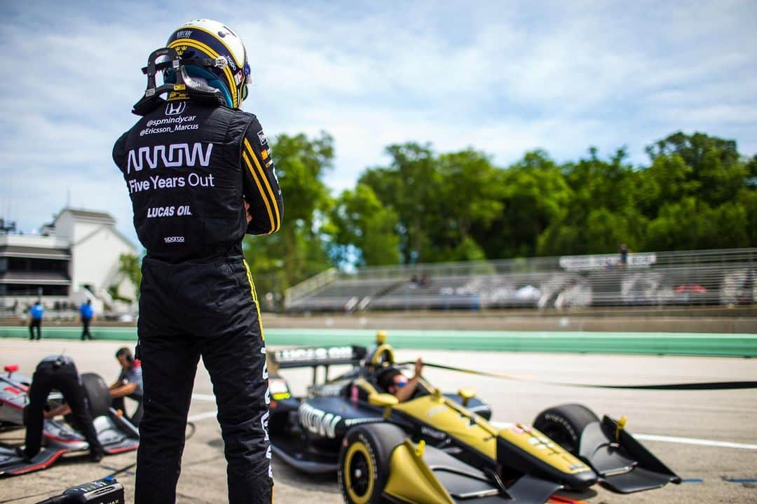 マーカス・エリクソンさんのインスタグラム写真 - (マーカス・エリクソンInstagram)「Not our weekend in @roadamerica . Had a difficult first part of the race and after that it was an uphill battle. Still pushed everything I got out on track and did some great overtakes on my way to 13th at the 🏁 #ME7 #INDYCAR」6月24日 12時30分 - ericsson_marcus