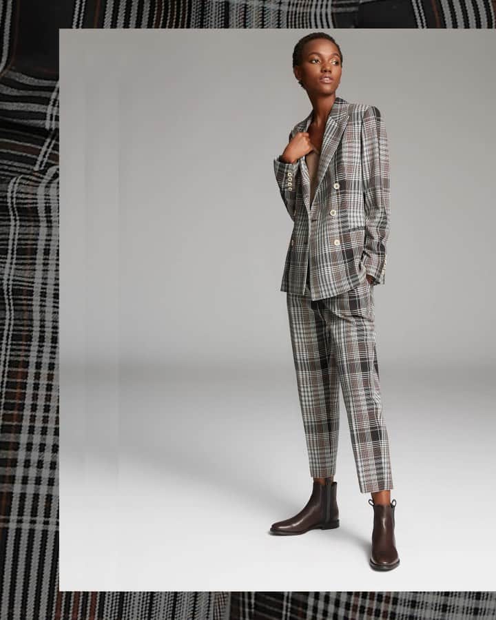 Saks Fifth Avenueのインスタグラム：「#Plaid: Designers like @brunellocucinelli have reinterpreted the heritage pattern in all-new chic ways. #SaksItList」